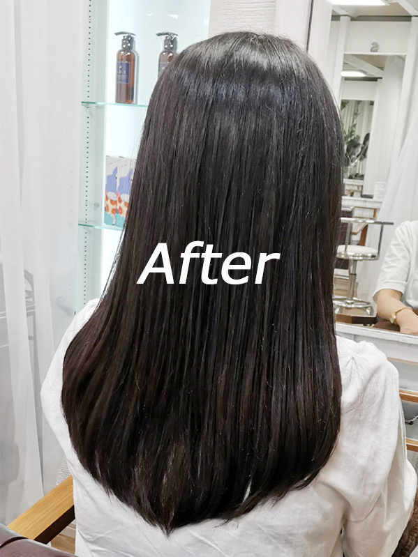 台北民生社區Relax hair日系美髮髮廊髪質改善護髮做完後圖片2