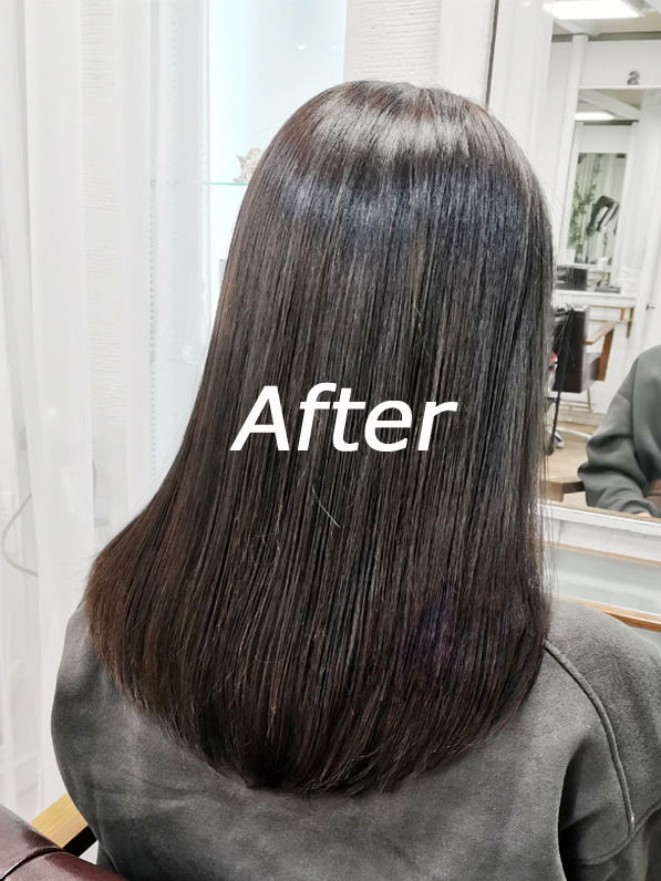 台北日本人美容院髪質改善トリートメントアフター3